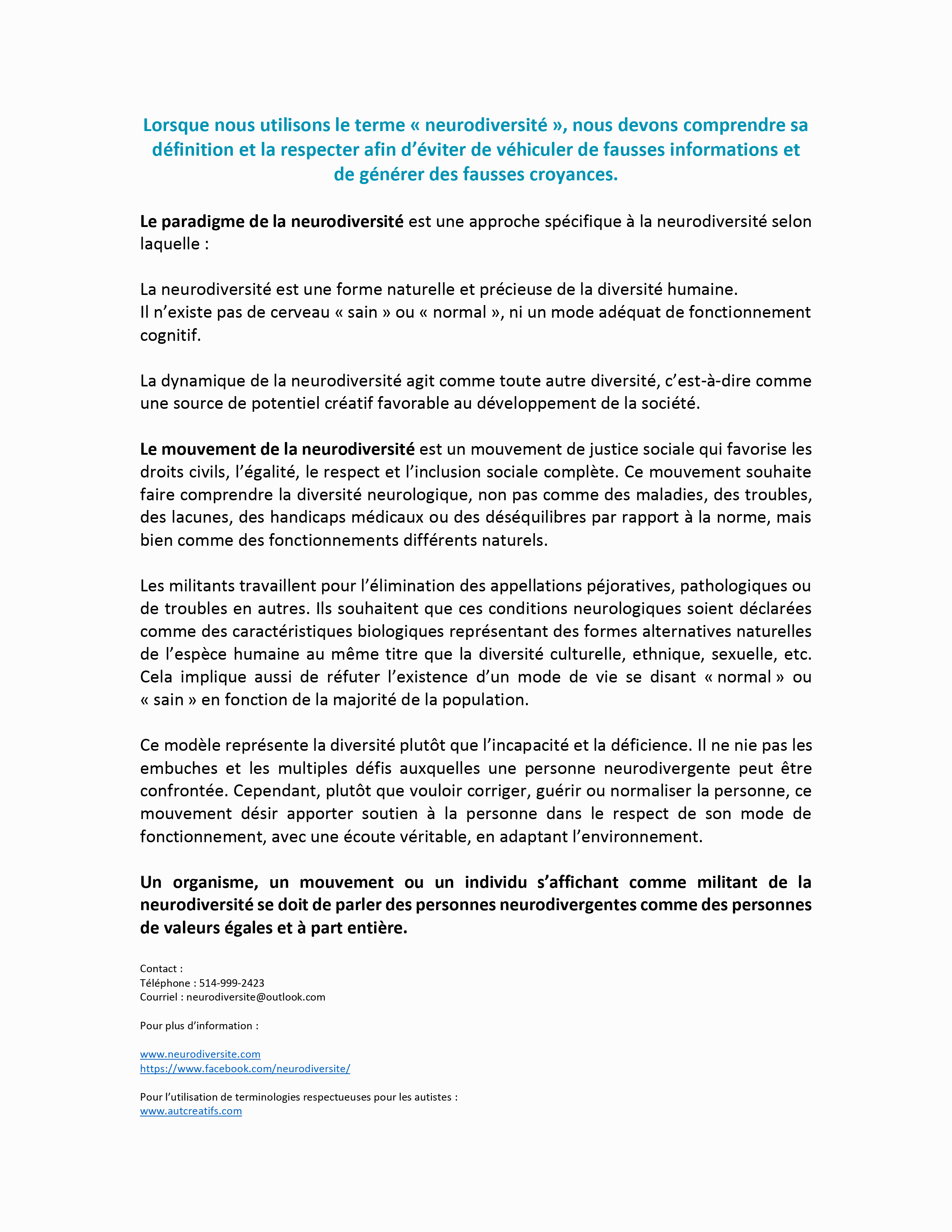 neurodiversité, définition la neurodiversité, le concept et paradigme